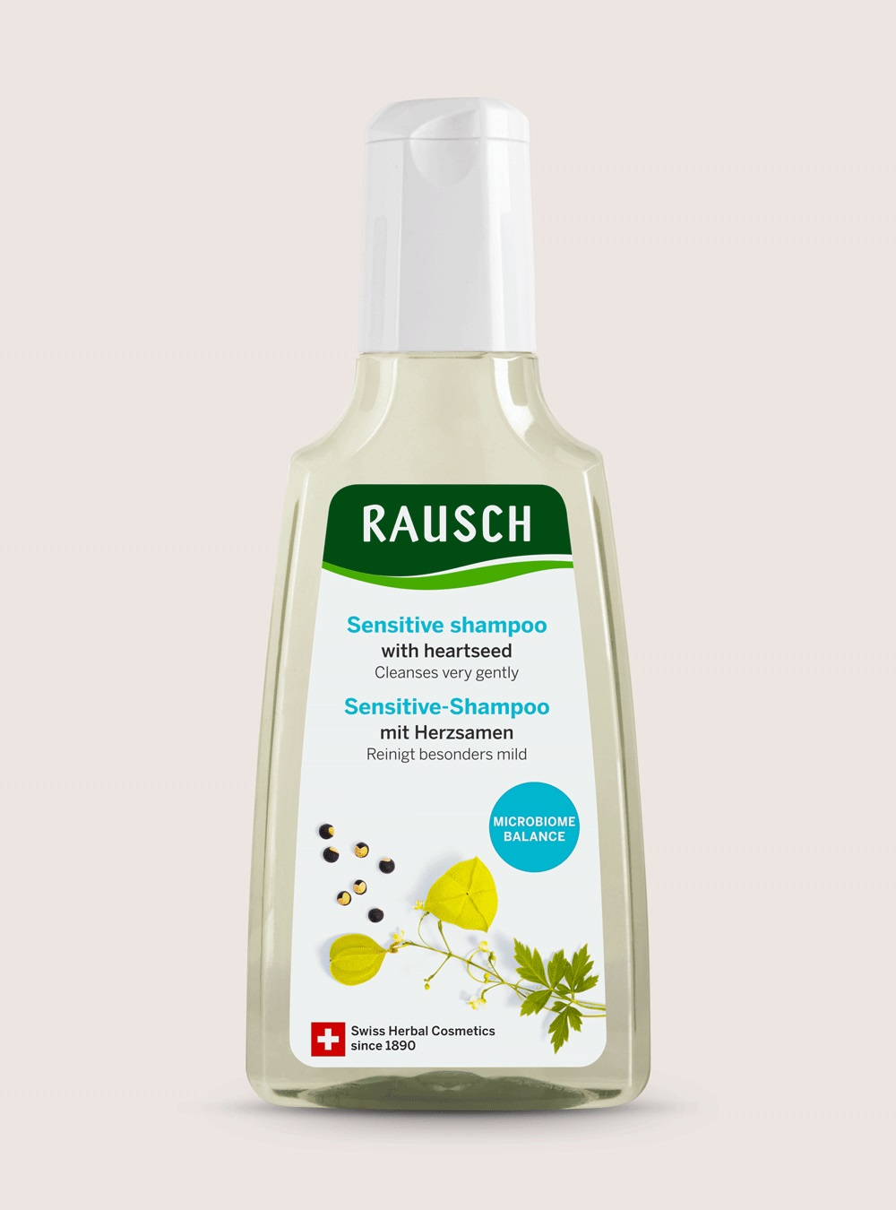 RAUSCH Shampoo Delicato al Cardiospermum 200 ml - Ipoallergenico per Cuoio Capelluto Sensibile