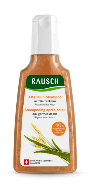 RAUSCH Shampoo Doposole al Germe di Frumento 200 ml - Ripara e Idrata i Capelli dopo Sole, Sale e Cloro