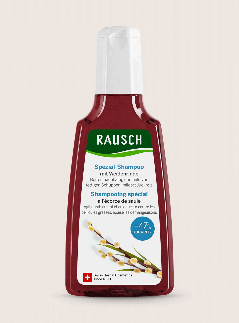 RAUSCH AG KREUZLINGEN Shampoo Speciale alla Corteccia di Salice 200 ml - Antiforfora, Lenitivo e Naturale