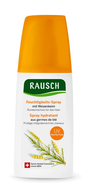 RAUSCH AG KREUZLINGEN Spray Idratante al Germe di Frumento 100 ml - Protezione UV e Districante Vegano