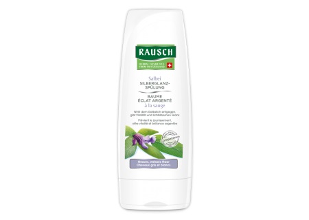 RAUSCH Balsamo Lucentezza Argentata alla Salvia 200 ml - Favorisce Sfumature Cenere senza Ingiallimenti