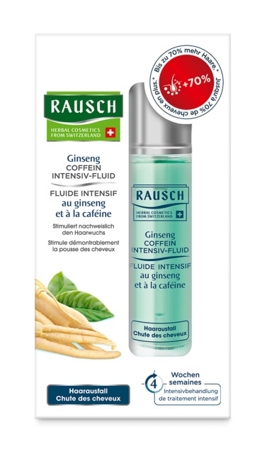 RAUSCH Fluido Intensivo Cuoio Capelluto alla Caffeina e Ginseng 30ml - Trattamento Anticaduta