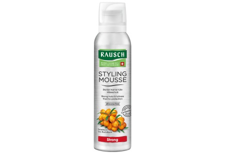 Rausch Styling Mousse Strong Aerosol 150 ml - Mousse per Capelli con Tenuta Forte, Volume Intenso e Estratti Vegetali
