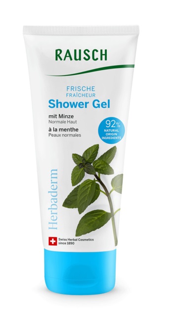 RAUSCH Freschezza Shower Gel alla Menta 200 ml - Gel Doccia Rivitalizzante Unisex