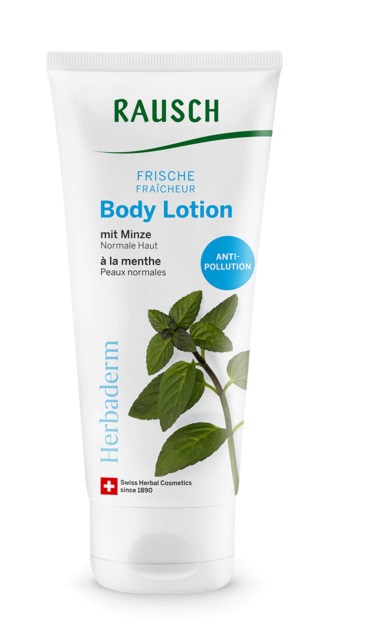 Rausch Lozione per il Corpo Freschezza Alla Menta 200 ml - Formula Leggera e Rinfrescante per Pelle Normale