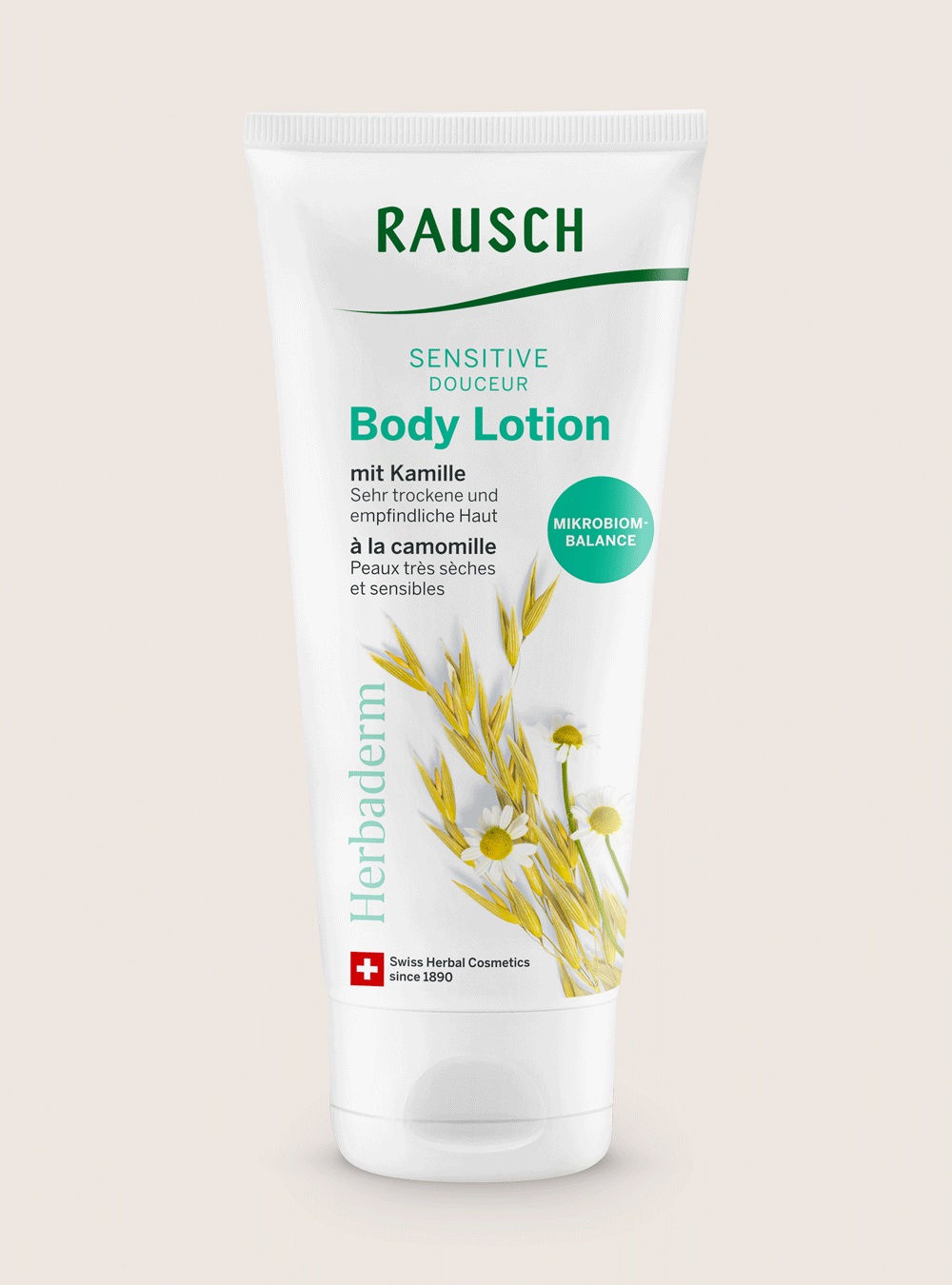 RAUSCH Body Lotion Delicata alla Camomilla 200 ml - Lozione per il Corpo Riequilibrante per Pelle Secca e Sensibile