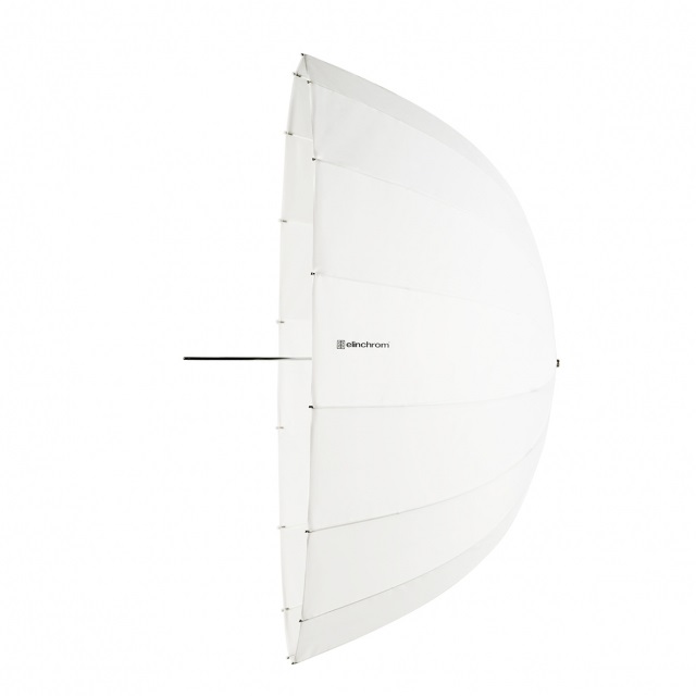 Elinchrom Ombrello Profondo Traslucido 125 cm - Riflettore per Studio Fotografico Bianco