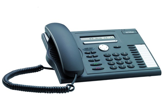 Mitel Tischtelefon MiVoice 5361 - Telefono IP Nero con Display LCD e Rubrica da 350 Voci