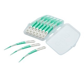GUM Soft-Picks Advanced Scovolini Interdentali 30 Pezzi - Design Triangolare per Massima Efficacia nella Pulizia