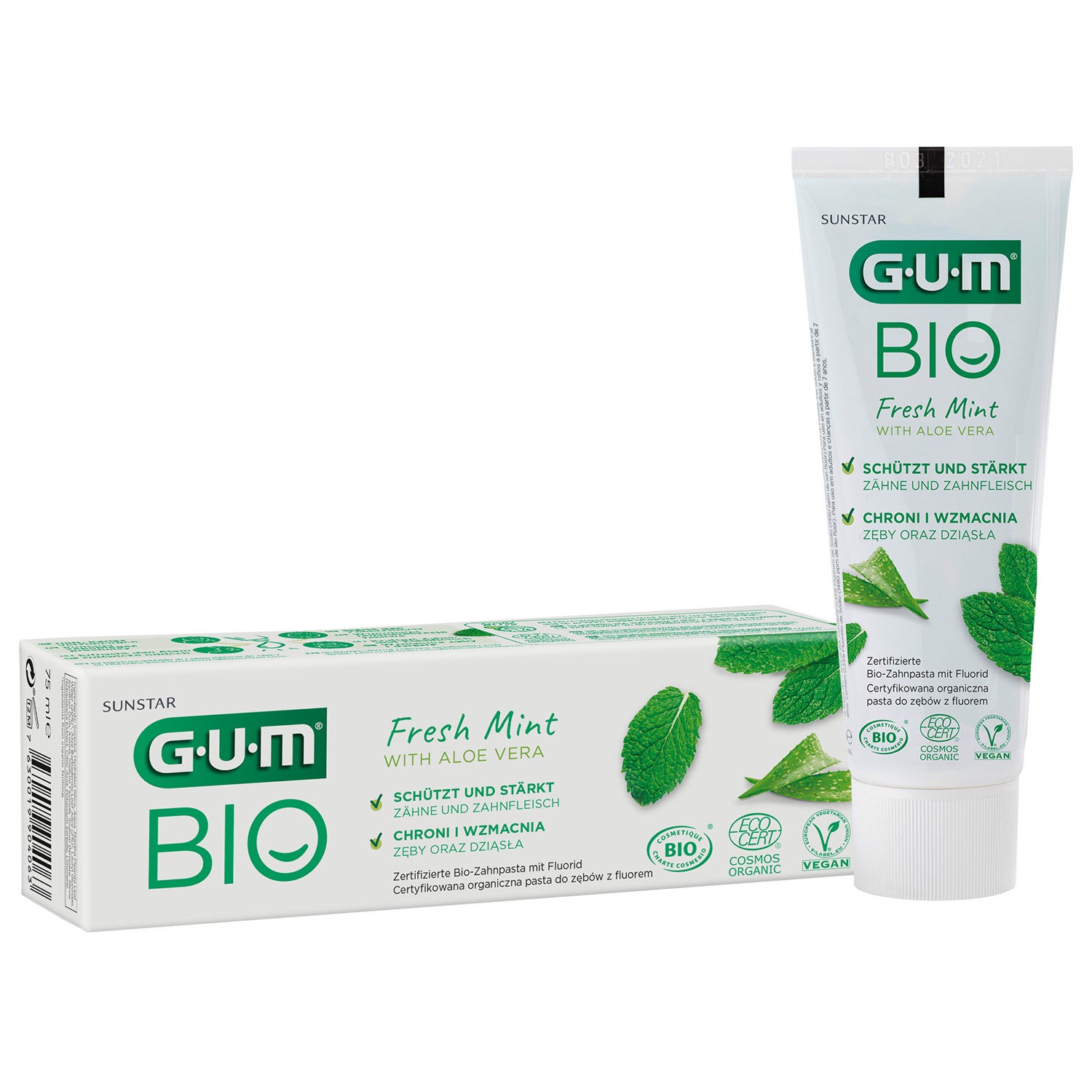 GUM BIO Dentifricio antiplacca 75 ml