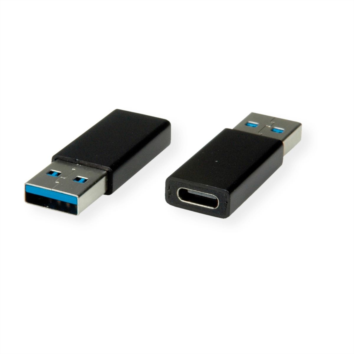 VALUE Adattatore USB 3.2 Gen 1, Type A - C, M/F, Nero