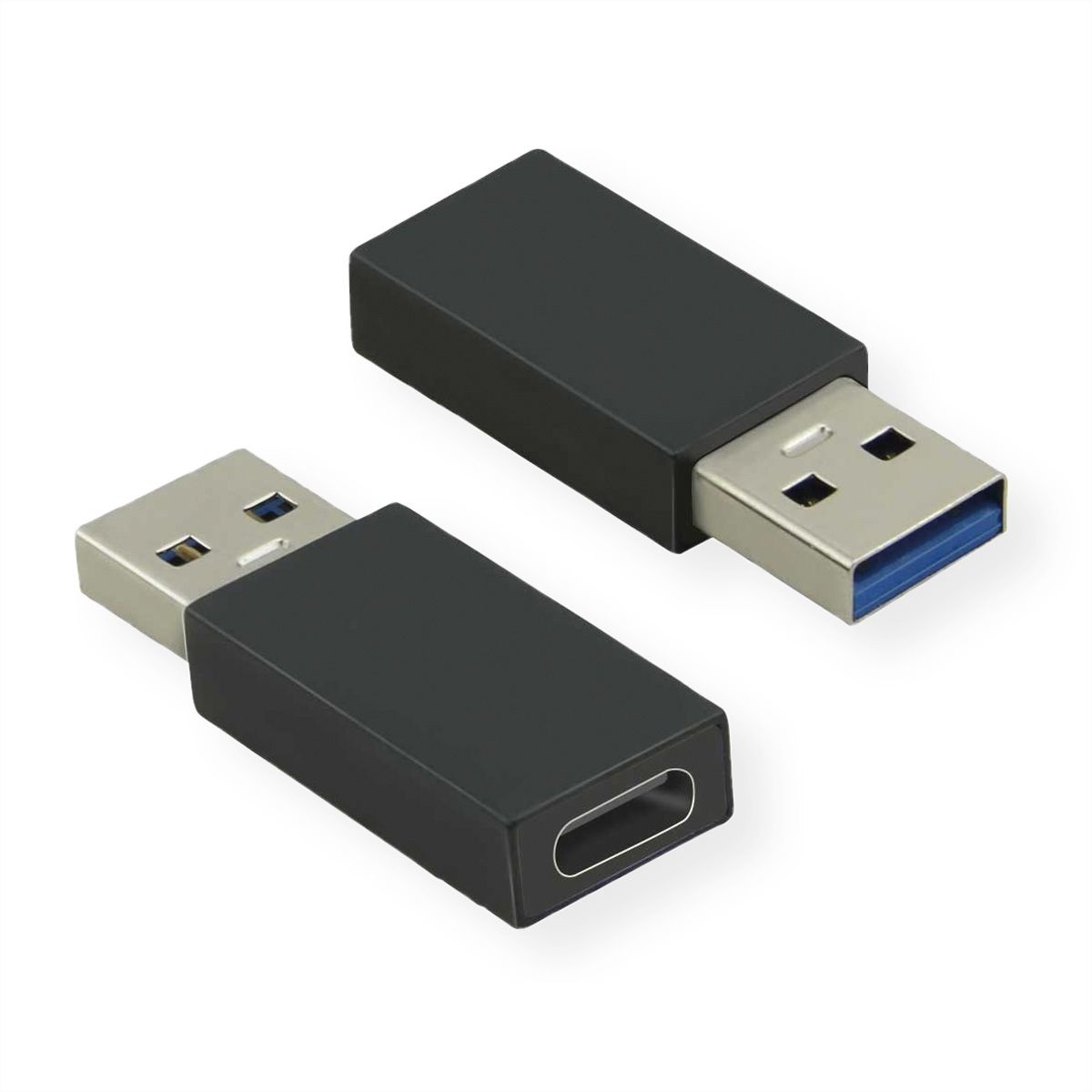 VALUE Adattatore USB 3.2 Gen 1, Type A - C, M/F, Nero