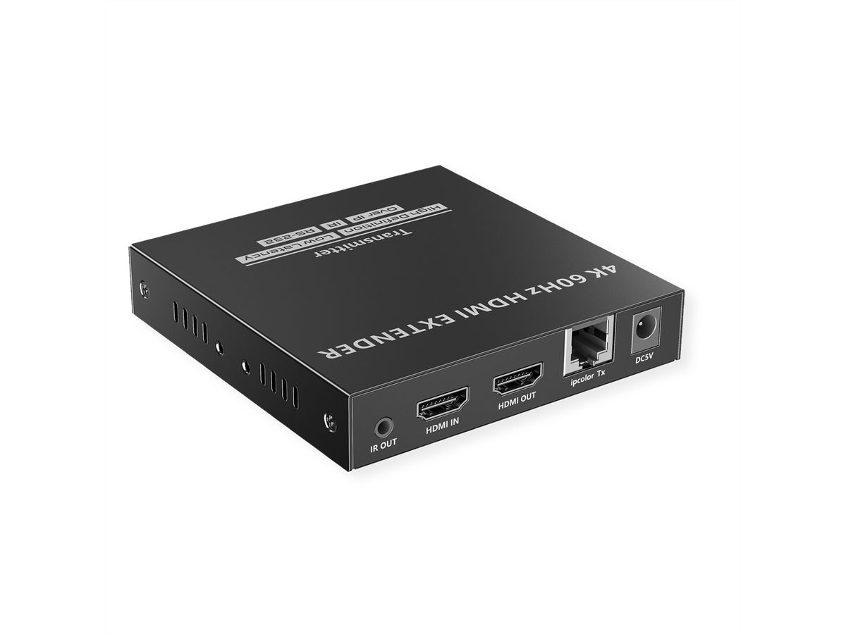 VALUE 14.99.3568 - Trasmettitore e Ricevitore AV con Estensione HDMI 4K60Hz fino a 120M