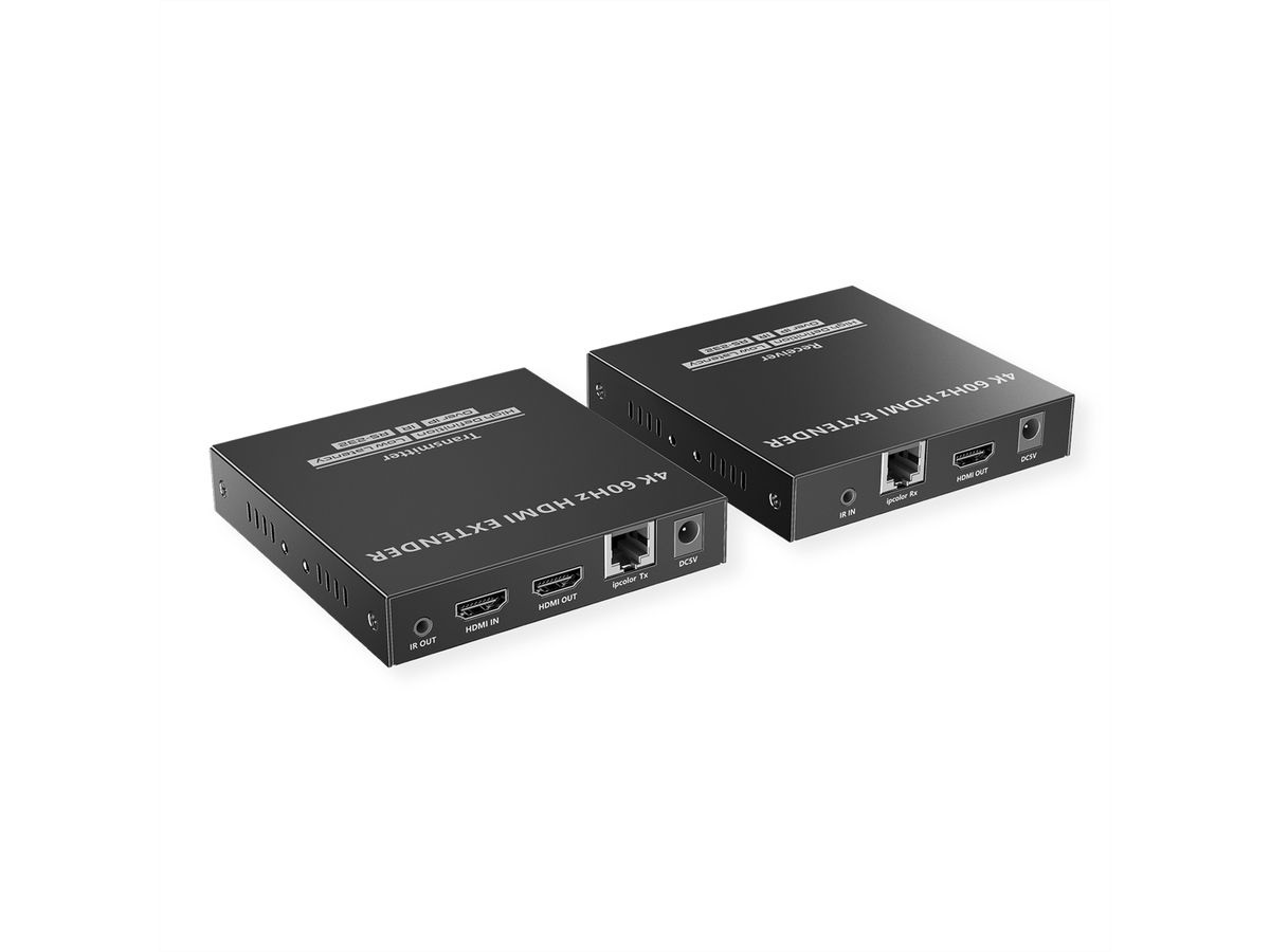 VALUE 14.99.3568 - Trasmettitore e Ricevitore AV con Estensione HDMI 4K60Hz fino a 120M