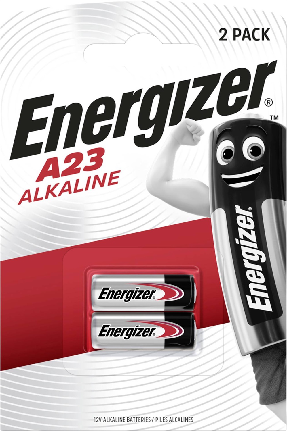 Energizer A23/E23A Batteria Alcalina 12V - Blister da 2 Pezzi per Dispositivi Elettronici