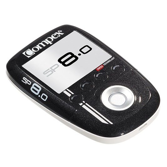 Compex SP 8.0 Elettrostimolatore Wireless - 4 Canali, Schermo a Colori, 40 Programmi per Forza, Recupero e Prevenzione Infortuni