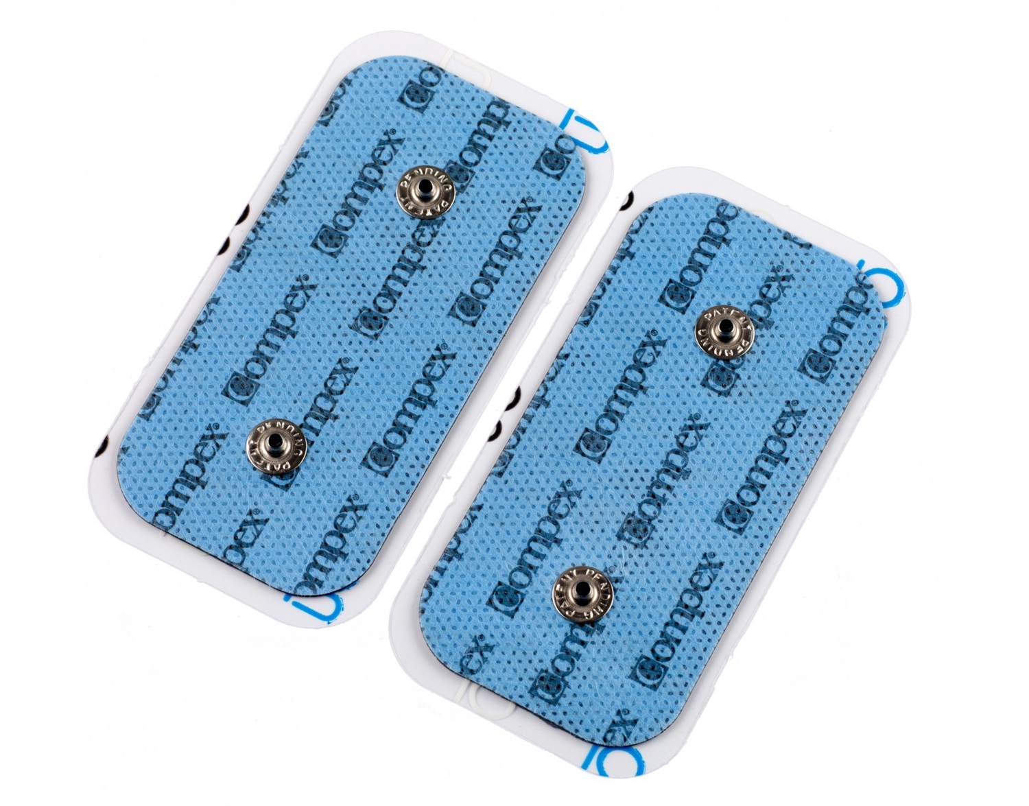 Compex Elettrodi EasySnap Performance 5x10 cm - 2 pz Autoadesivi Compatibili con Elettrostimolatori