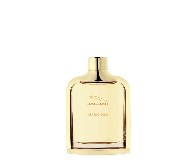 Jaguar Classic Gold Eau de Toilette Uomo 100 ml - Fragranza Aromatica Legnosa con Note di Mela, Bergamotto e Lime
