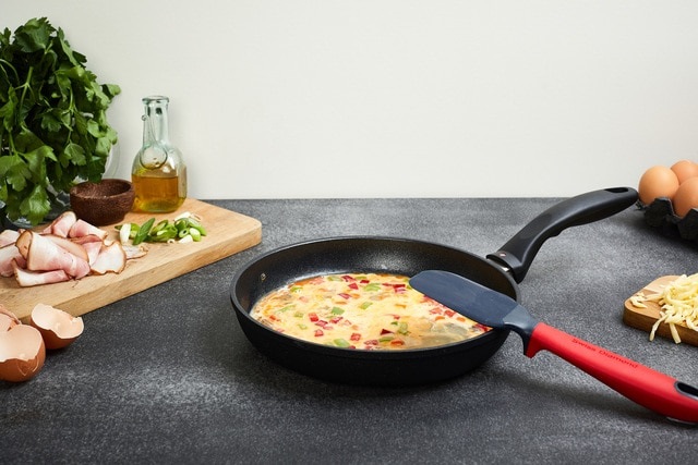 Swiss Diamond XD6420i - Padella Antiaderente in Alluminio pressofuso con Cristalli di Diamante, 20 cm, Manici Cool-Touch