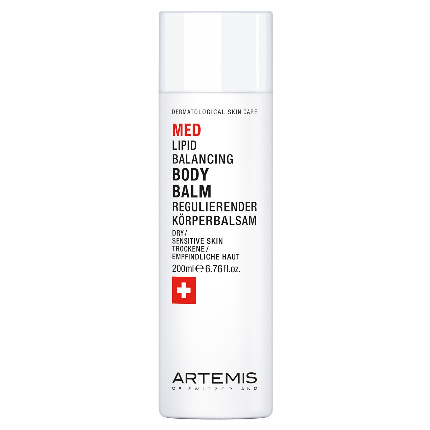 ARTEMIS MED Lipid Balancing Body Balm 200 ml - Balsamo Corpo Idratante Riequilibrante per Pelli Sensibili e Secche