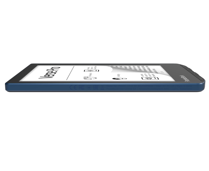 PocketBook Verse Pro E-Reader Impermeabile 16 GB Touchscreen E-Ink Carta™ HD da 6'' con WiFi e Bluetooth - Azzurro