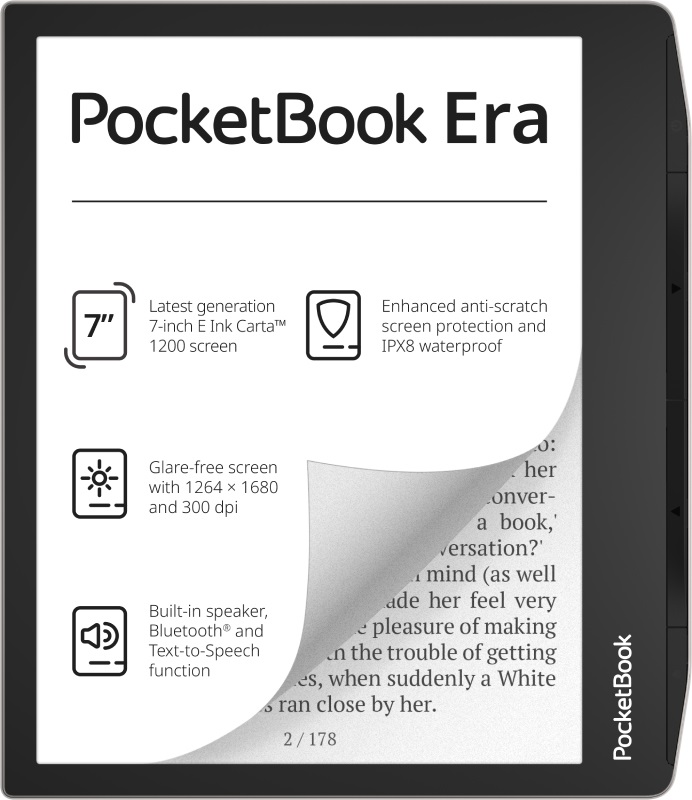 PocketBook 700 Era Silver Lettore eBook Touch Screen 16 GB, 7