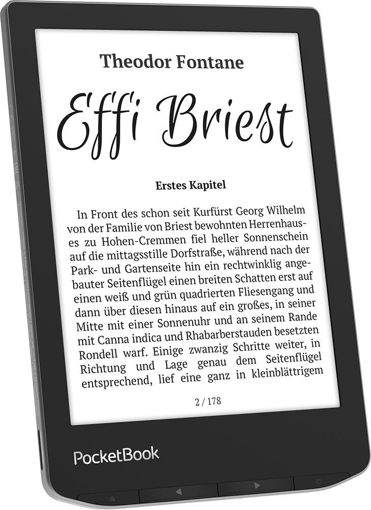 PocketBook Verse lettore e-book 6 pollici Mist Grey 8 GB Wi-Fi E Ink Carta
