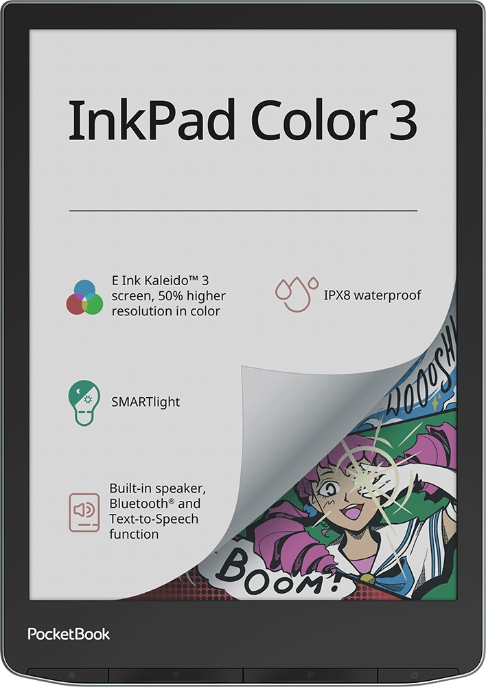 PocketBook InkPad Color 3 Stormy Sea - Lettore eBook Touch Screen 7.8