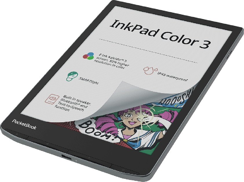 PocketBook InkPad Color 3 Stormy Sea - Lettore eBook Touch Screen 7.8