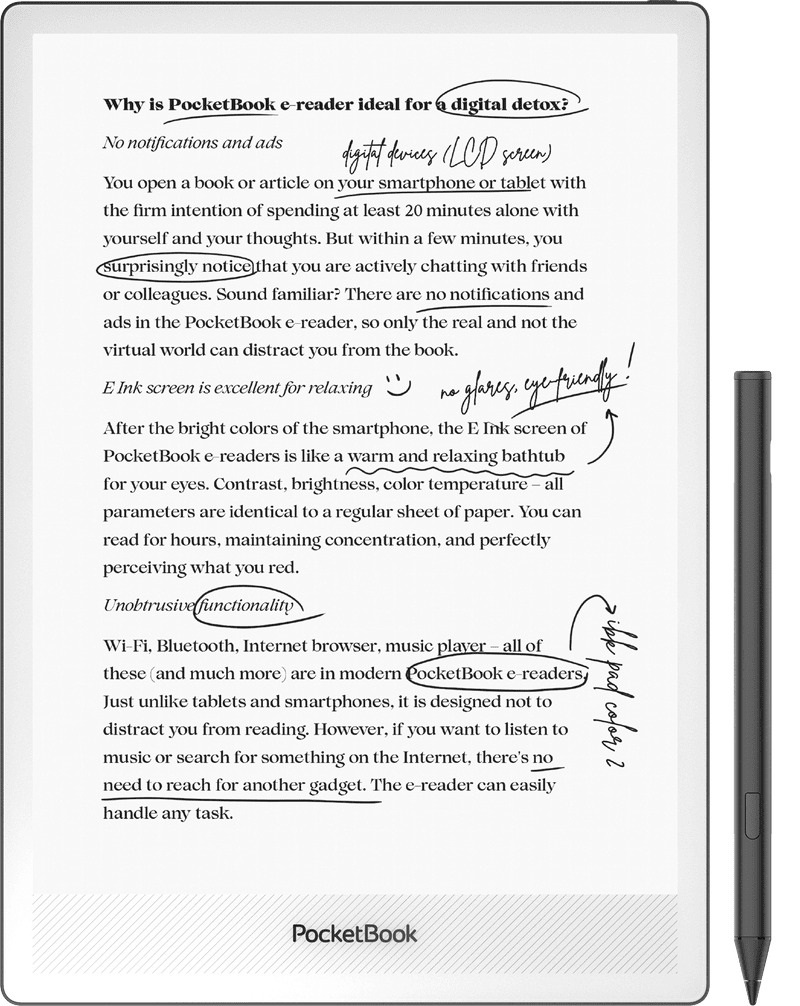 PocketBook INKPAD ONE - Lettore eBook 10,3