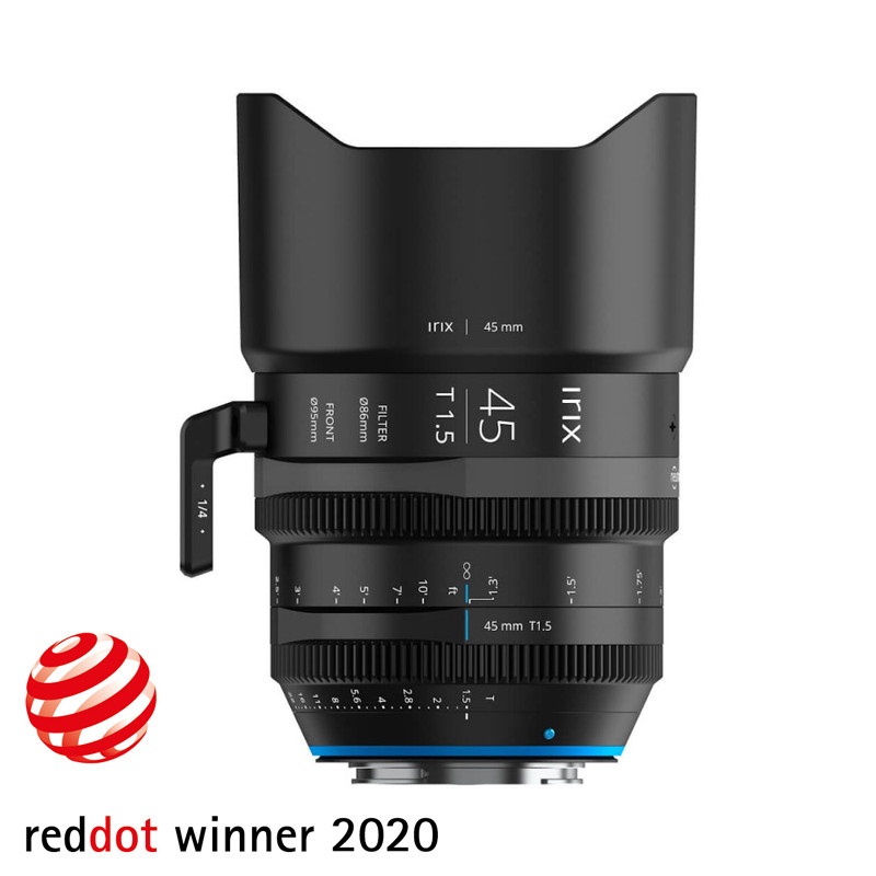 Irix Cine 45mm T1.5 Obiettivo per Fotocamera Micro Quattro Terzi - Apertura T1.5, Peso 1.851 kg