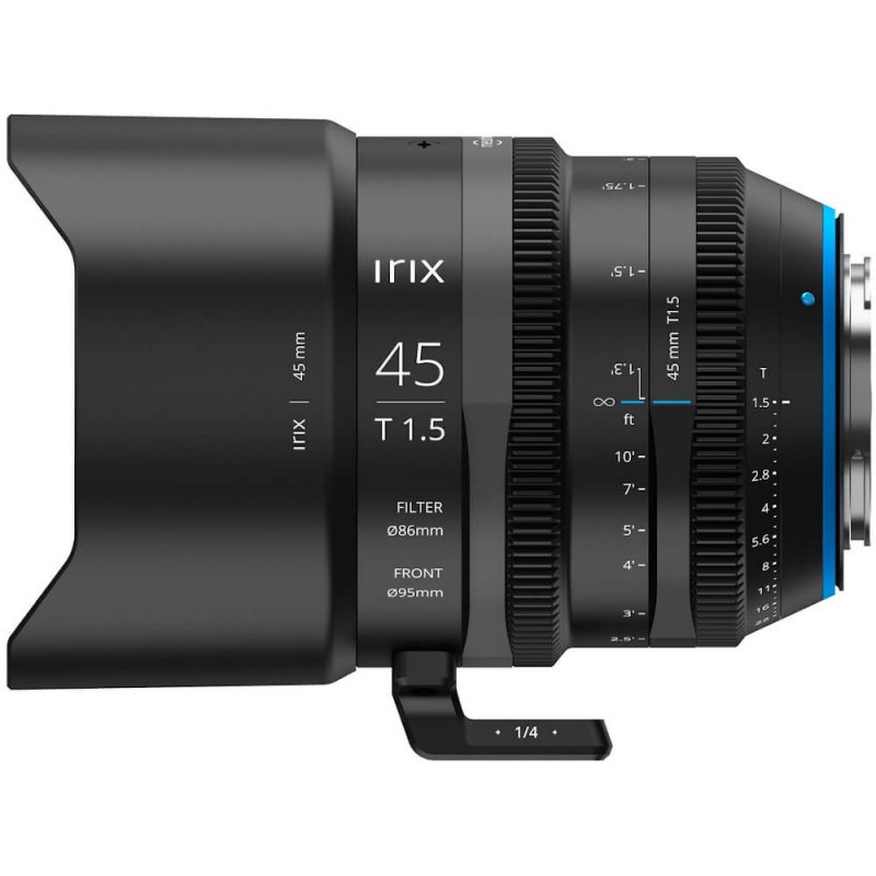 Irix Cine 45mm T1.5 Obiettivo per Fotocamera Micro Quattro Terzi - Apertura T1.5, Peso 1.851 kg