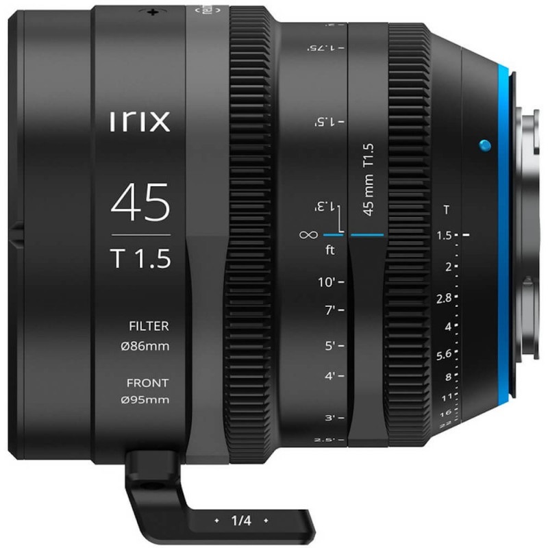 Irix Cine 45mm T1.5 Obiettivo per Fotocamera Micro Quattro Terzi - Apertura T1.5, Peso 1.851 kg