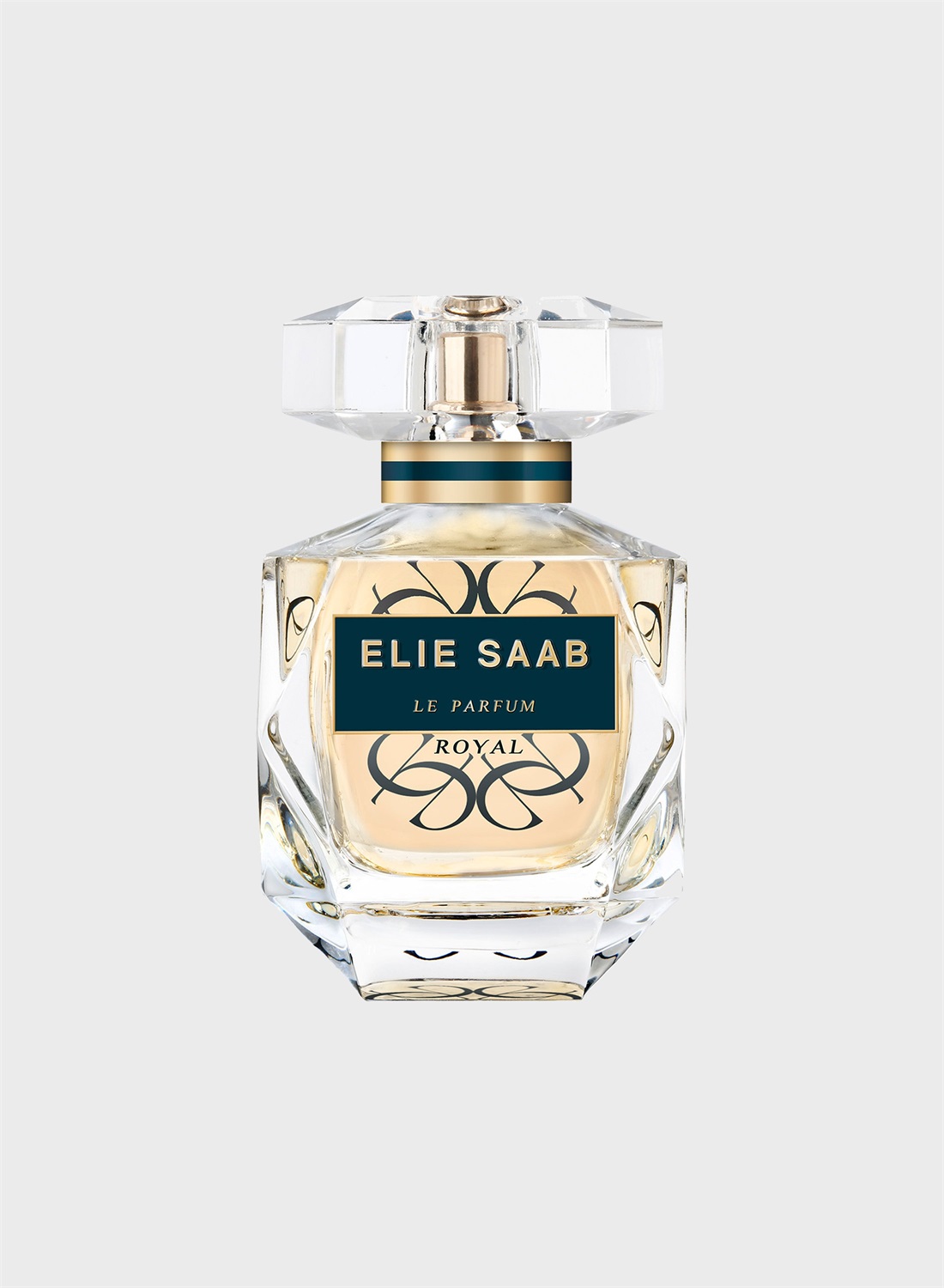 Elie Saab Le Parfum Royal Eau de Parfum 90 ml - Fragranza Chypre Ambrata con Note di Mandarino, Rosa e Ambra - Flacone in Vetro Trasparente