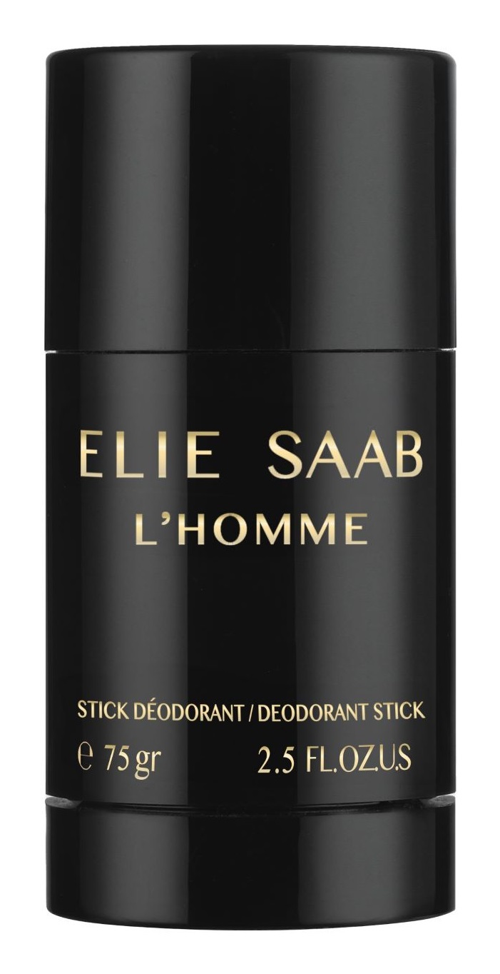 Elie Saab L'Homme Deo Stick 75g - Deodorante Stick con Fragranza Boisé al Legno di Vetiver