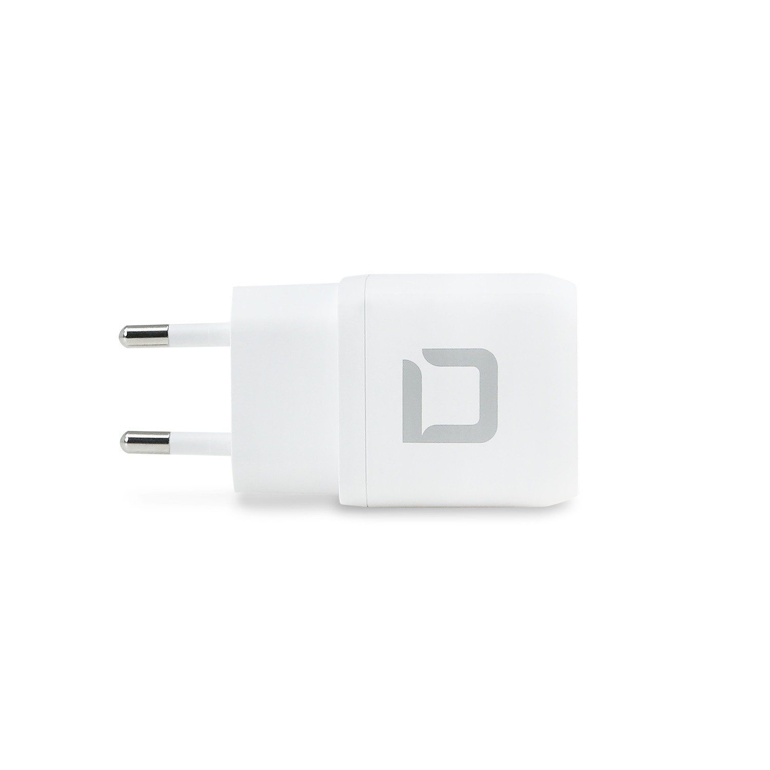 DICOTA D31984 Caricabatterie Interno AC per Tablet Bianco con Ricarica Rapida, 2 Porte USB-C, 45W