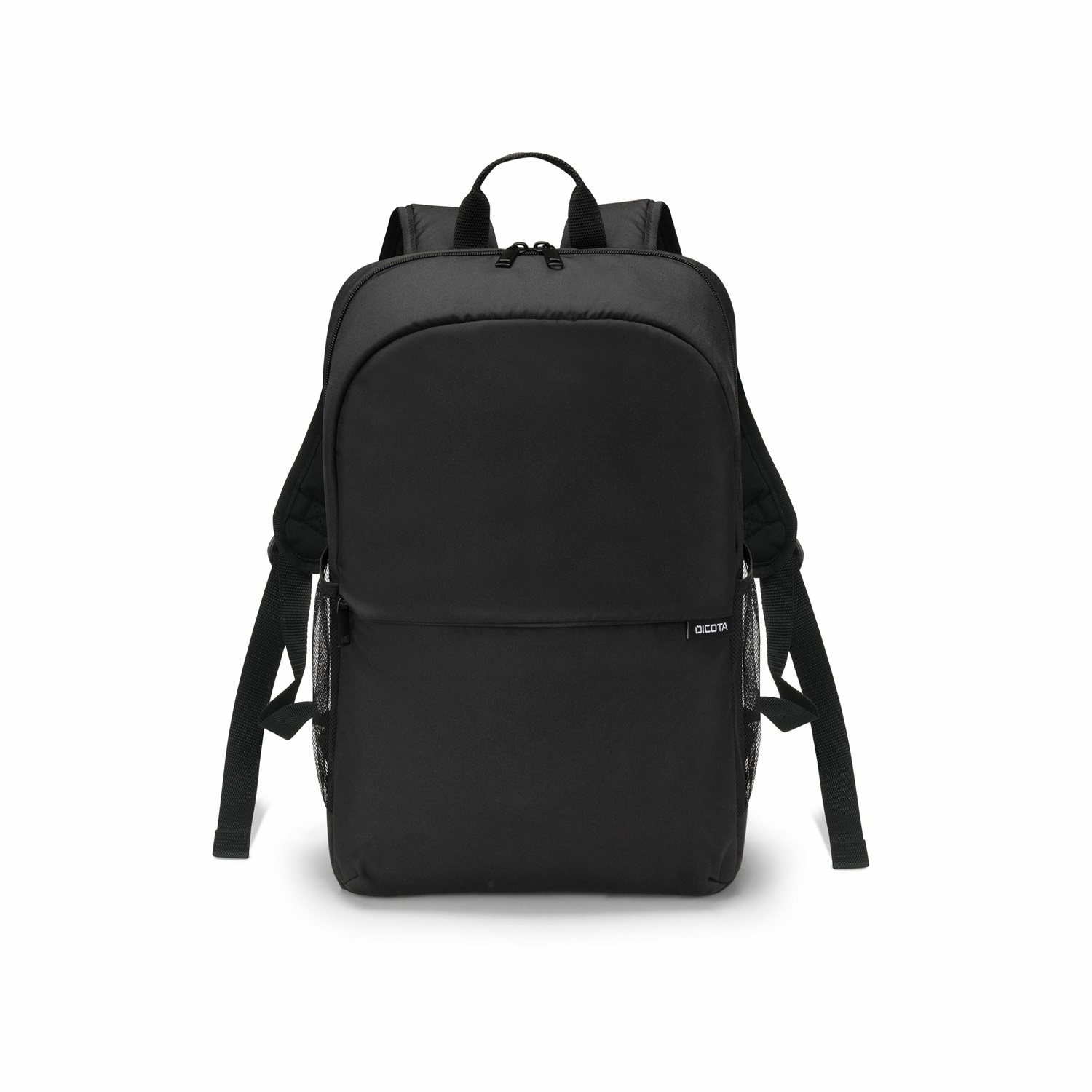 DICOTA D32086-RPET Zaino per Notebook 17.3'' Nero in Poliestere e PET con Spallacci Imbottiti e Tasche Laterali