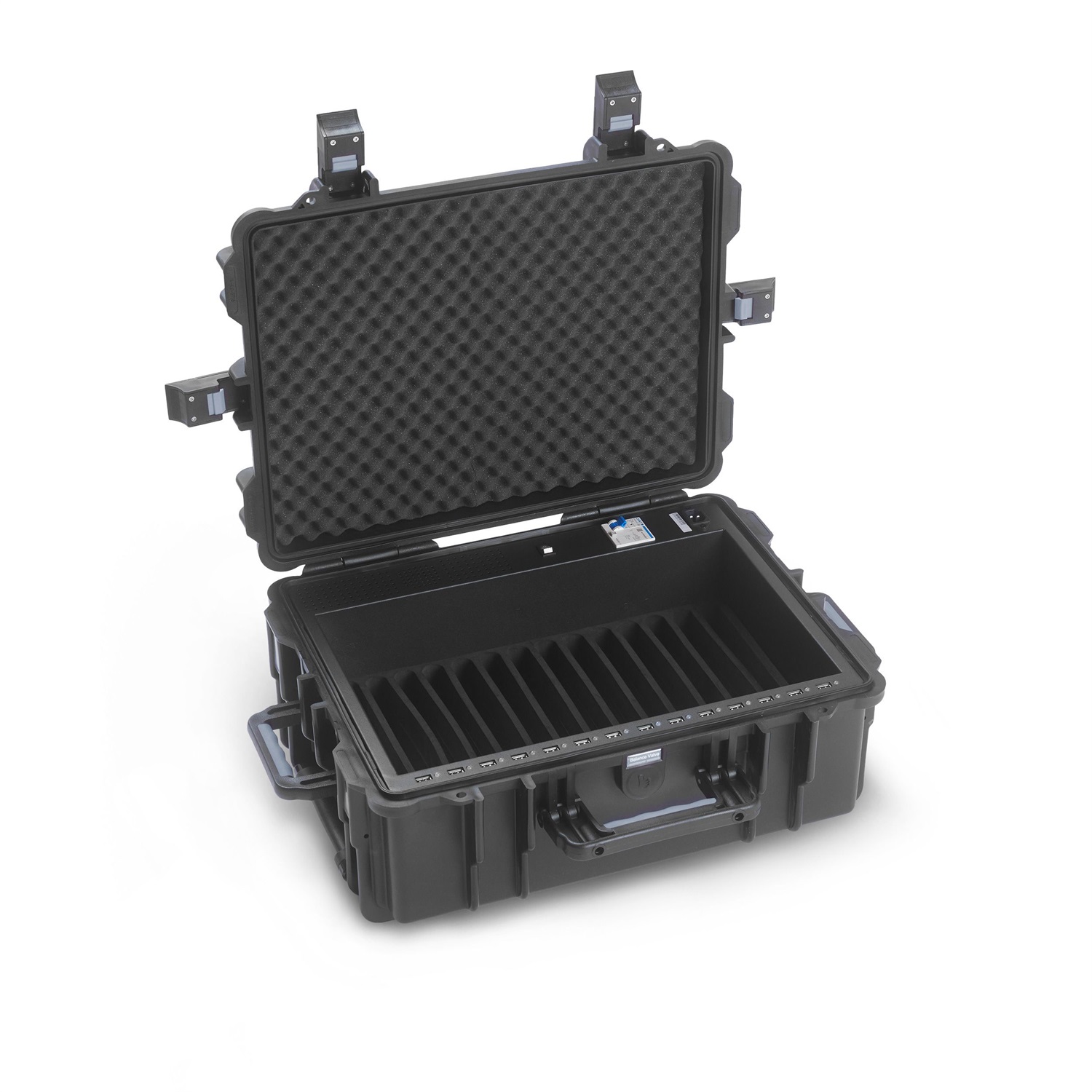 DICOTA D31898-V1 Caricabatterie per Tablet Nero AC Interno ed Esterno con 14 Porte USB e Protezione Sovratensione