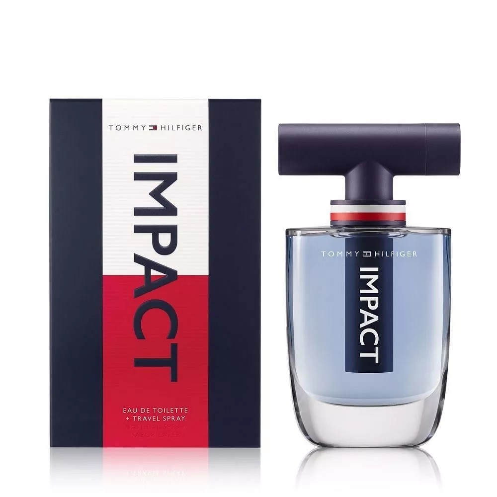Tommy Hilfiger Impact Eau de Toilette 100 ml 4 ml Purse Spray - Fragranza Maschile Legnosa e Aromatica