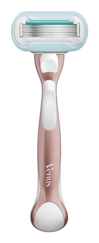 Gillette Venus Deluxe Smooth Sensitive - Rasoio da Donna con 3 Pezzi e 5 Lame Dure per una Depilazione Liscia e Confortevole