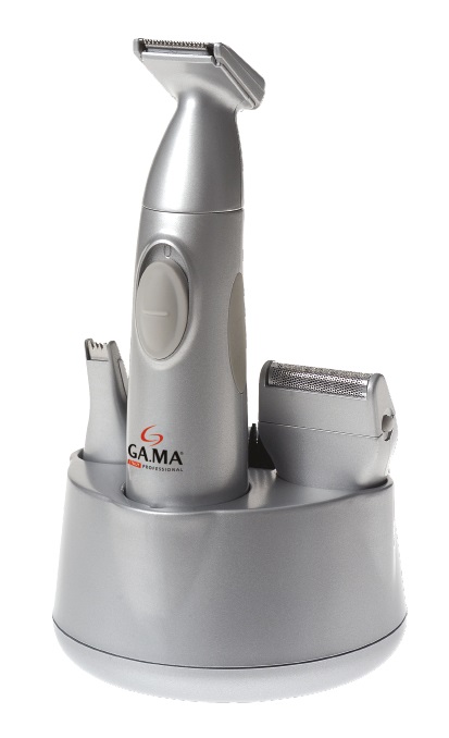 GA.MA Trimmer 6 in 1 GM2102 - Rasoio Tagliacapelli e Regolabarba Multifunzionale con Lame in Acciaio Inossidabile e 3 Testine Intercambiabili