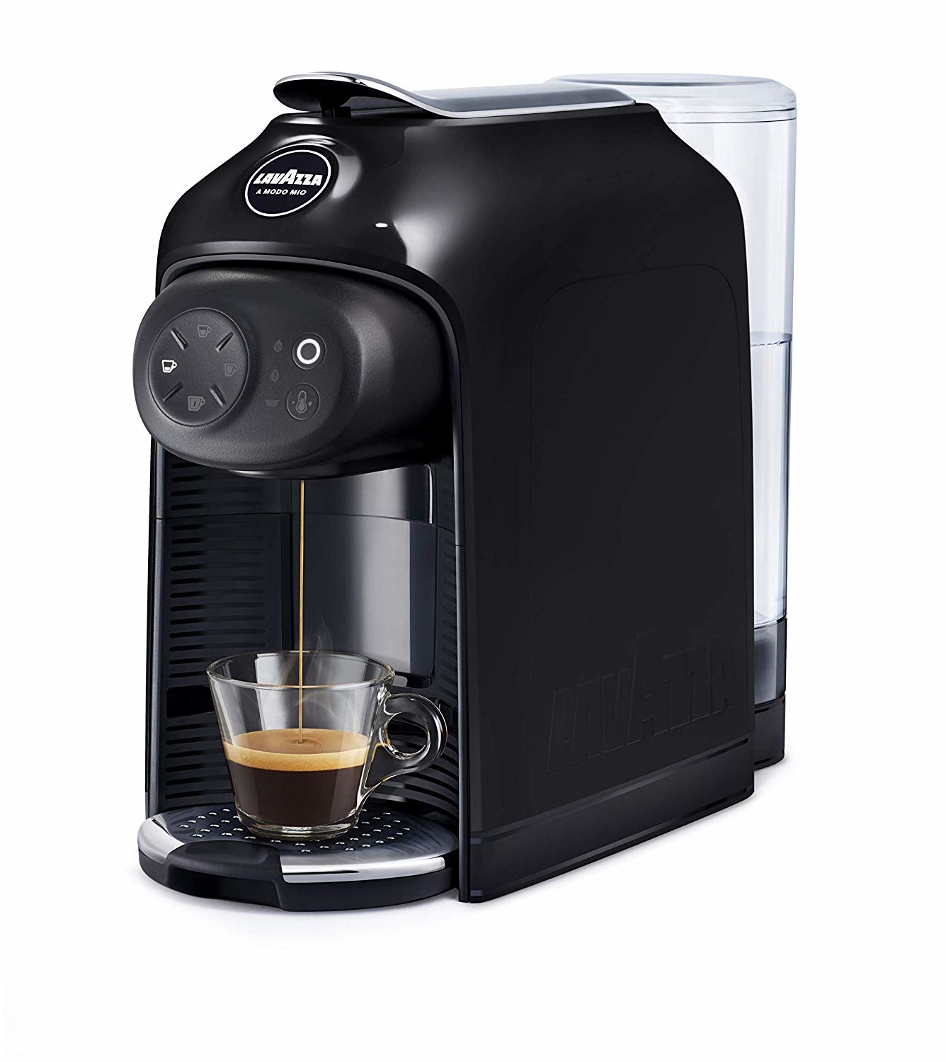 Lavazza Idola - Macchina per caffè a capsule 1,1 L, 1500 W, Nero, Pressione 15 bar, Funzioni programmabili