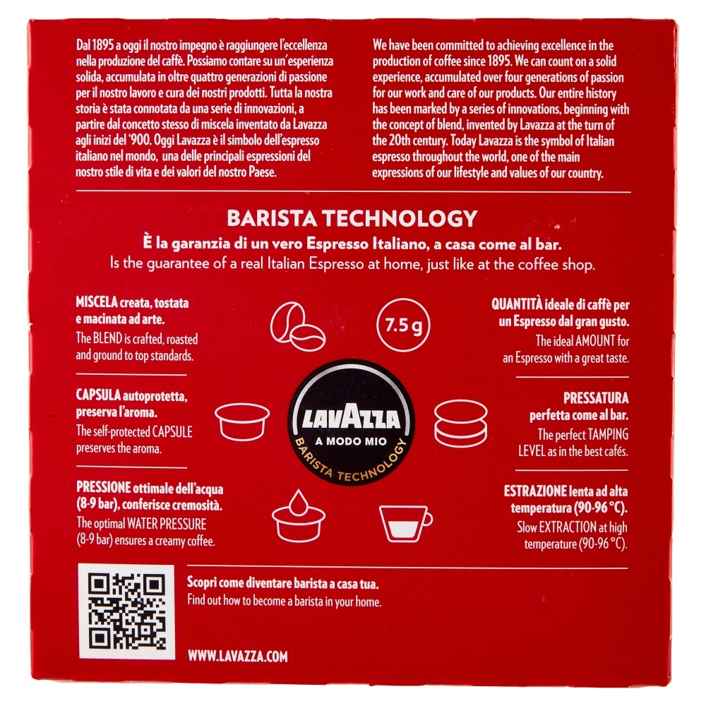 Lavazza A Modo Mio Passionale - 54 Capsule Caffè Espresso, Gusto Intenso e Armonioso, Tostatura Scura