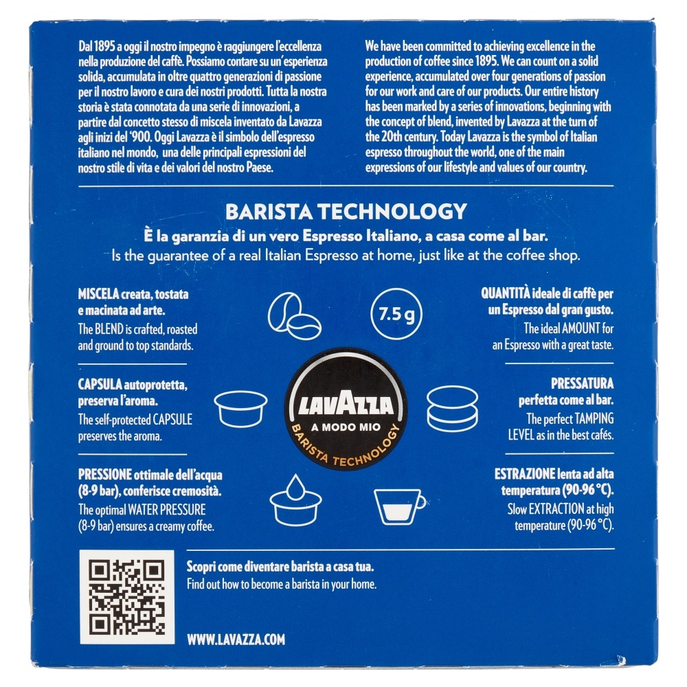 Lavazza A Modo Mio Crema e Gusto - 216 Capsule, Espresso Aromatico con Note di Cioccolato e Spezie