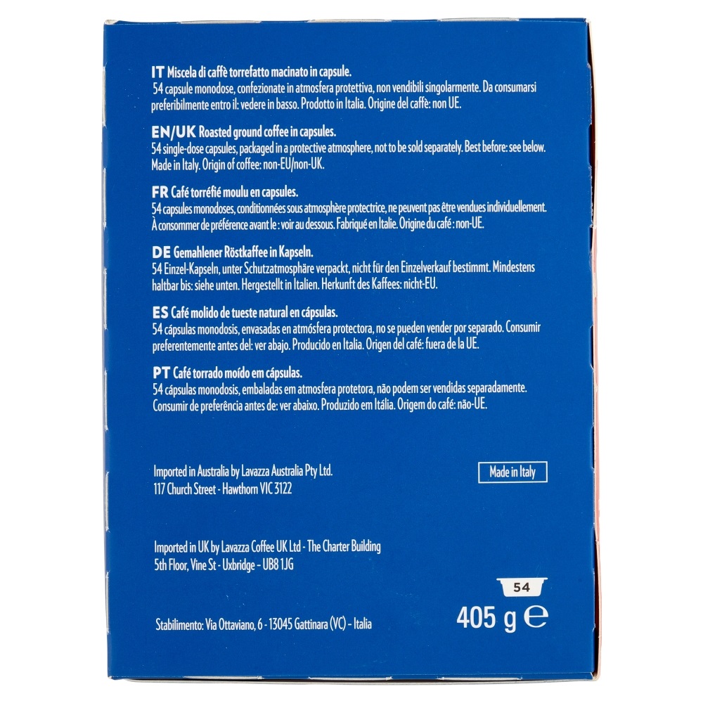 Lavazza A Modo Mio Crema e Gusto - 216 Capsule, Espresso Aromatico con Note di Cioccolato e Spezie