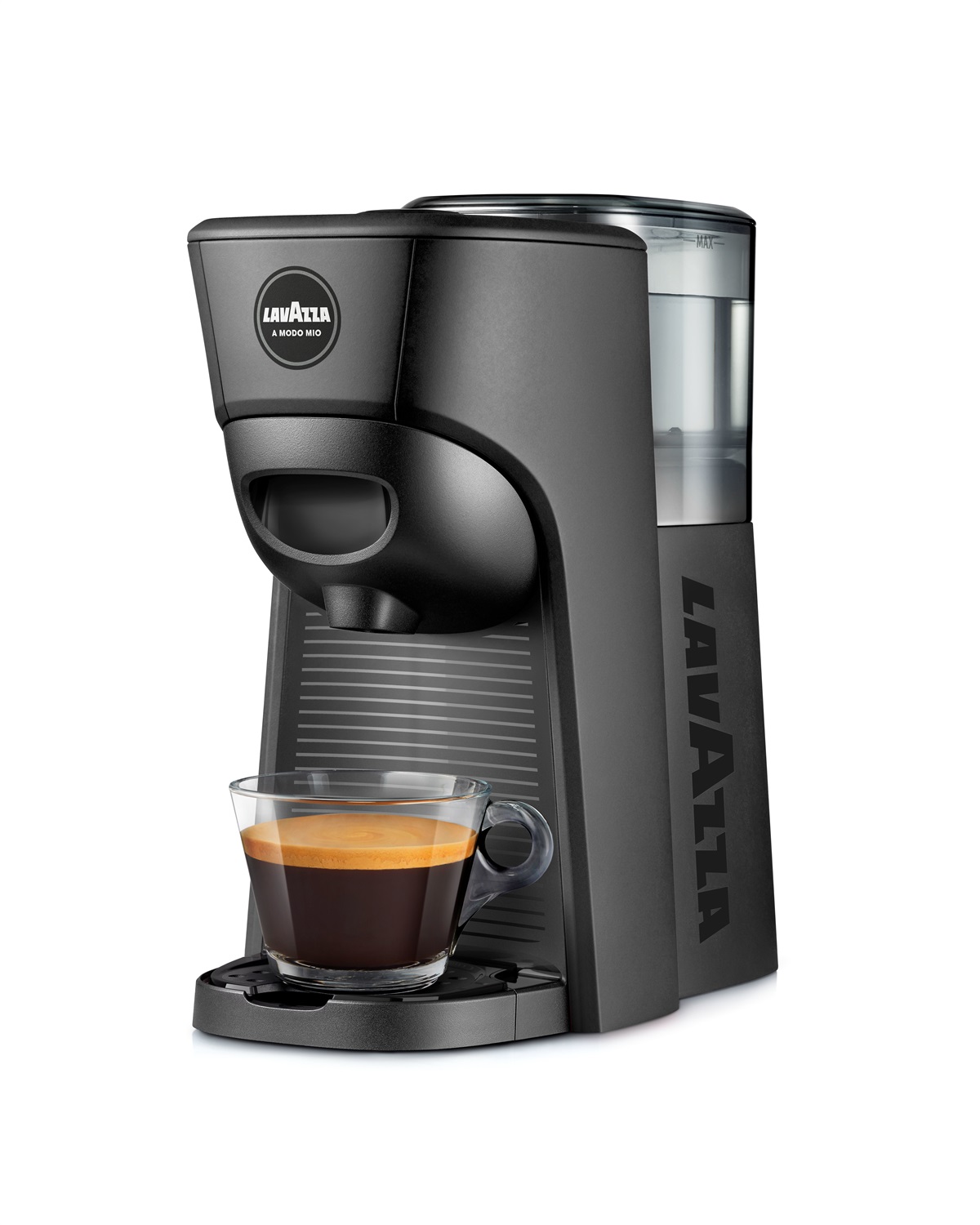 Lavazza LM 840 Tiny Eco - Macchina per caffè a capsule Automatica/Manuale, 0,6 L, 1450 W, Nero, realizzata in plastica riciclata