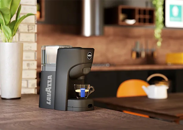Lavazza LM 840 Tiny Eco - Macchina per caffè a capsule Automatica/Manuale, 0,6 L, 1450 W, Nero, realizzata in plastica riciclata