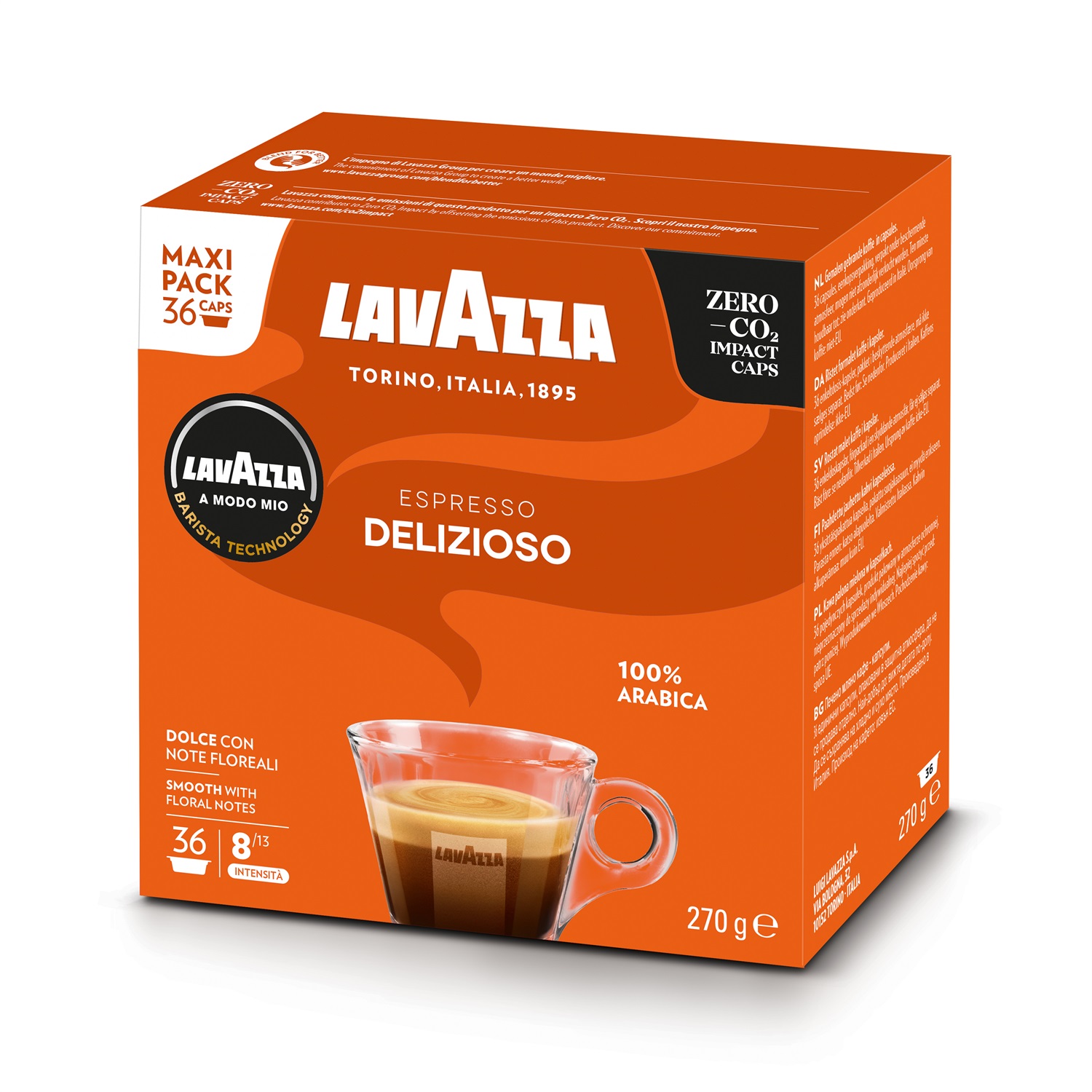 Lavazza Capsule Caffè A Modo Mio Delizioso - Miscela Intensa con Note di Cioccolato e Caramello