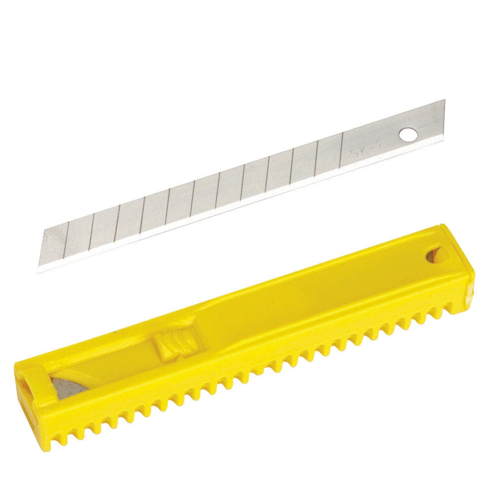 MAURER Lame a spezzare per cutter - Acciaio SK2, 10 pz, misure 9/18/25mm