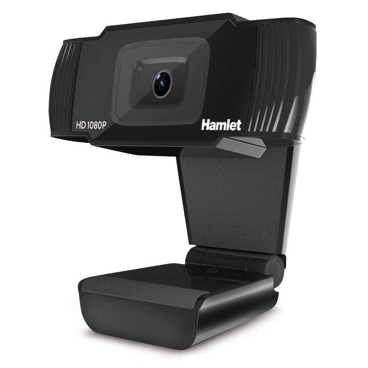 Hamlet HWCAM1080 Webcam Full HD 1080p 2 MP con Microfono Integrato USB 2.0